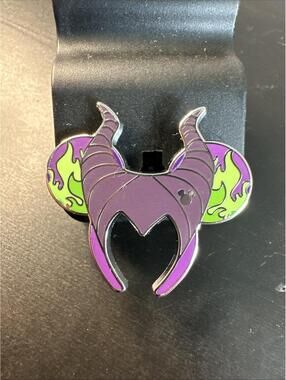 Disney World - Hidden Mickey 2026 - Maleficent Horns Mickey Mouse Ears Pin